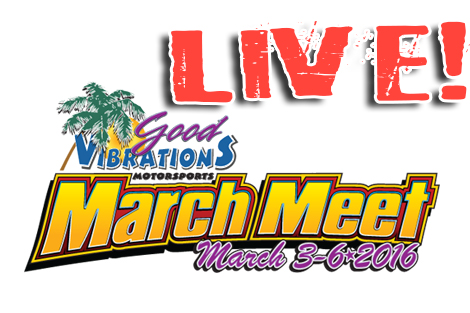 CLICK HERE TO WATCH The Replay of The 2016 Good Vibrations March Meet