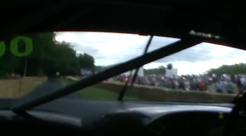 The Parting Shift: Ride In An Aussie V8 SuperCar Up The Goodwood Driveway Course