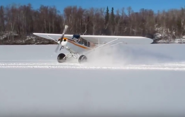 Start Your Week Off Right…With An Airplane Drifting Donuts In The Snow