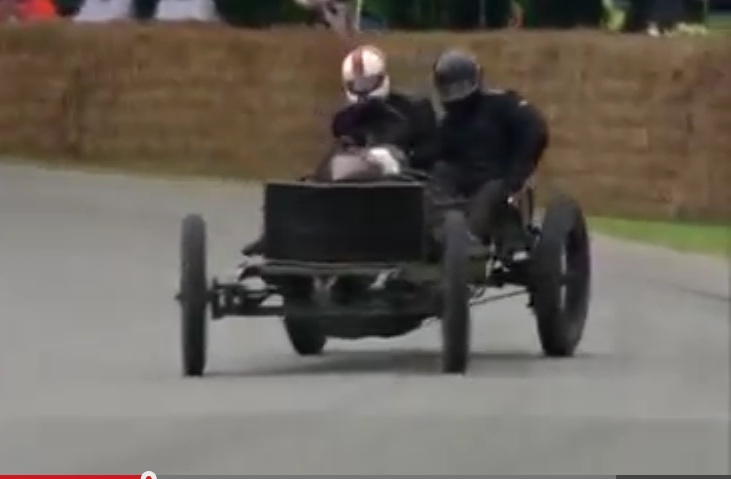 Watch A 1908 Darracq Identical To Those On Ormond Beach Get Raced Sideways At Goodwood