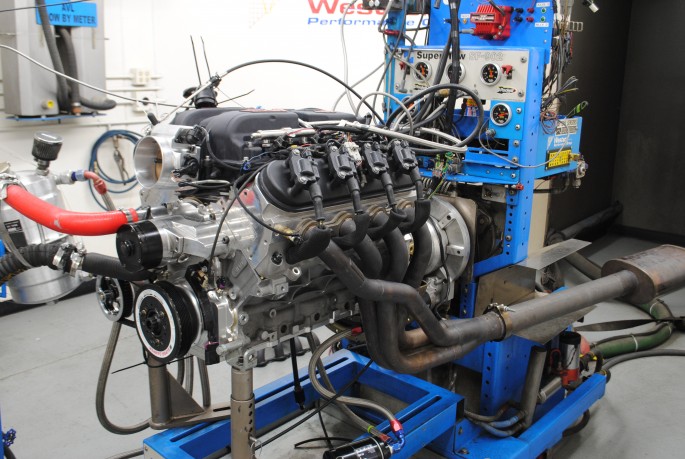 Next came the MSD Atomic Airforce LS7 intake. The MSD intake bolted in place easily using a factory LS3 fuel rail.  