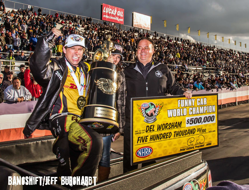 Del Worsham Fulfills His Funny Car Championship Dream!