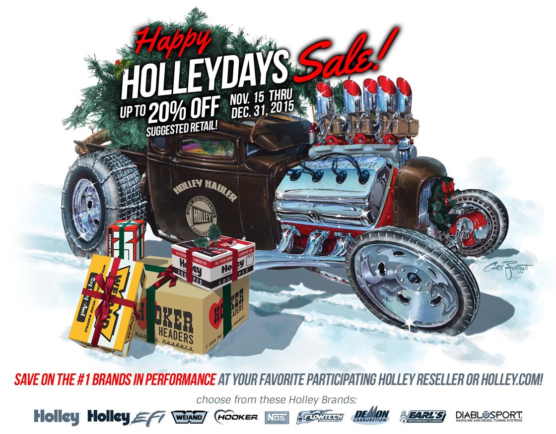 Happy Holleydays Sale Is ON! Up to 20% Off The Brand And Parts You Want