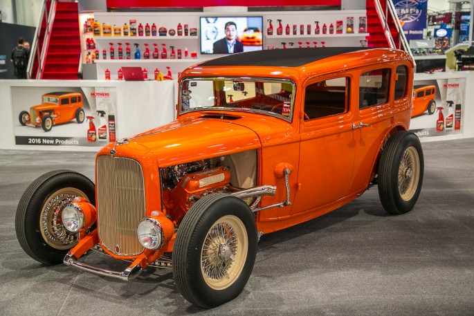 Hot Rod 32 Ford Mothers Booth SEMA 2015