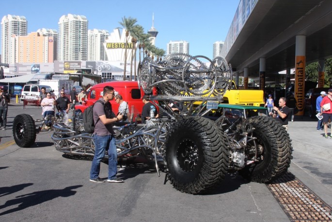 SEMA 2015 mad max burning man desert rig1