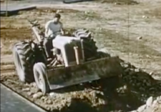 This 1956 Film Shows How Ford Tractors Built Levittown, PA and Virtually Every Attachment Possible