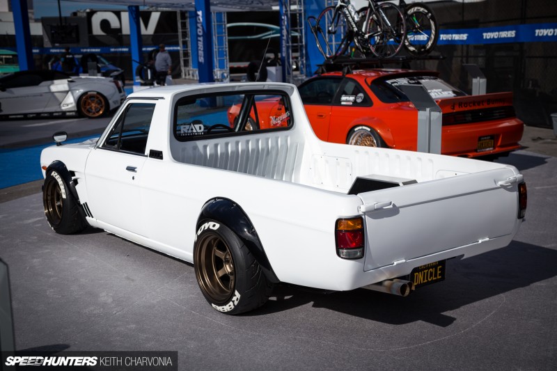 BangShift com This Skyline Nosed Nissan Sunny Truck Was An 