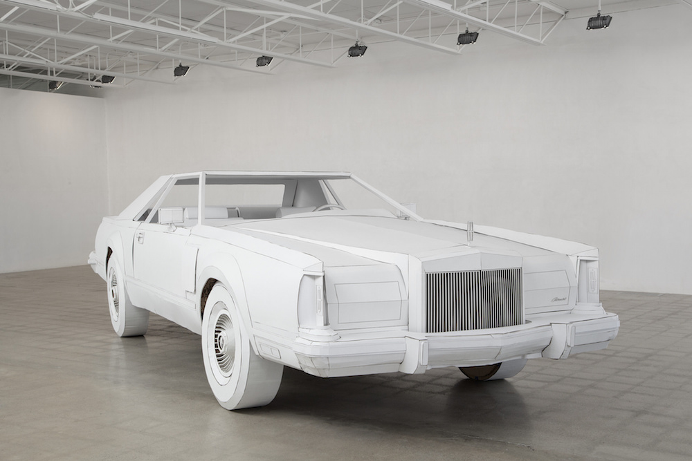 This 1979 Lincoln Continental Mark V Is 100% Cardboard And Full Scale