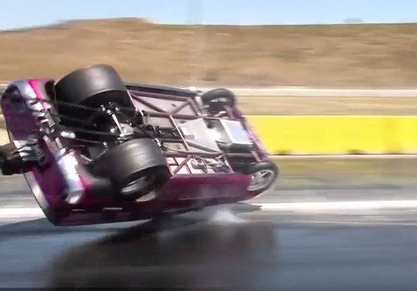 This Guy Knows How To Make An Entrance! Water Plus Burnout Equals Unplanned Stunt Driving