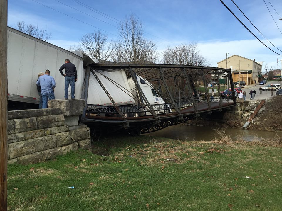 Inexperienced, Undereducated Truck Driver Destroys Indiana Bridge Built In 1880