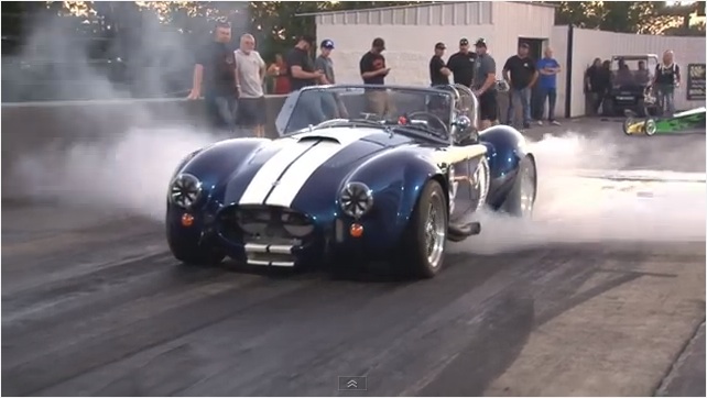 Missing The Point Has Never Been More Awesome: A Nitrous-Snorting Cobra Runs The Strip!