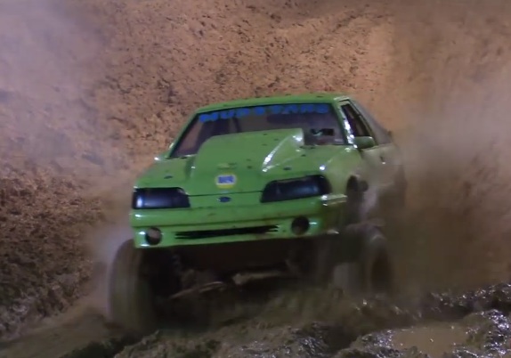 Playing In The Mud On DOT-Legal Rubber At Twitty’s Mud Bog – Yes, That’s A Mustang…