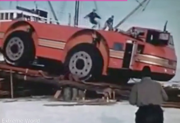 This Video Of The Massive, and Ill-Fated Penguin Antarctic Exploration Truck Is Spectacular
