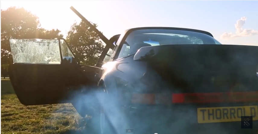 How The Rich Do It: Skeet Shooting From A Porsche 911 Targa With Trick Shot Philip Thorrold!