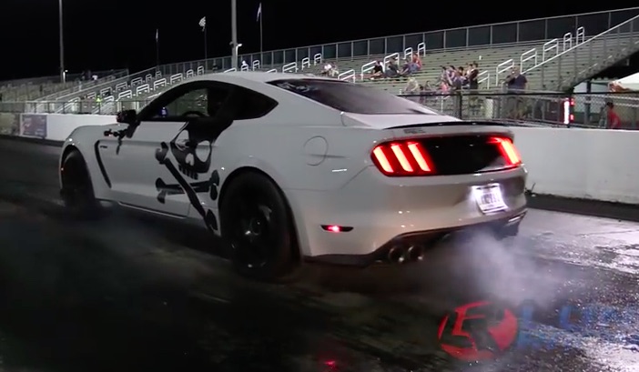 Best of BS 2016: Mustang GT350 Plus Mickey Thompson Drag Radials Plus Nitrous Equals 10s!