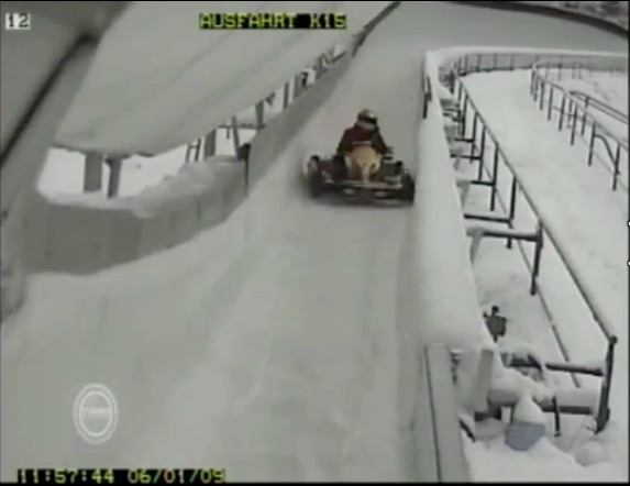 Video: Go Karts On An Icy Bobsled Track! Horrible Idea But Big Fun To Watch