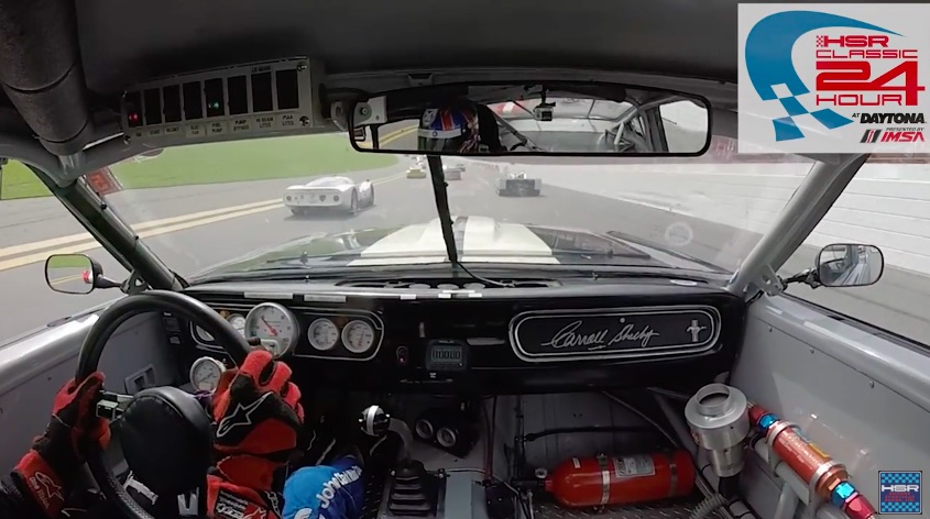 Watch This 1965 Mustang Rip From 25th To 1st At Daytona! Screaming Small Block, Great Driving