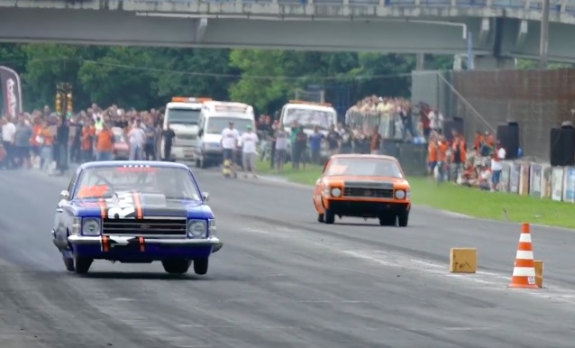 Watch This Twin Turbo, Small-Block Opala Haul Tail And Nearly Jump All Four Off The Ground In Brazil