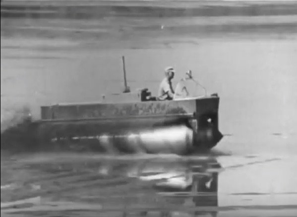 Coolest Slant Six Powered Vehicle Ever In Action – The Chrysler Marsh Screw Amphibian