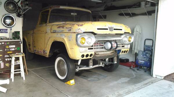 Here Is Your Chance To Own One Unique Gasser! This 1959 F100 Is On Its Way To Greatness!