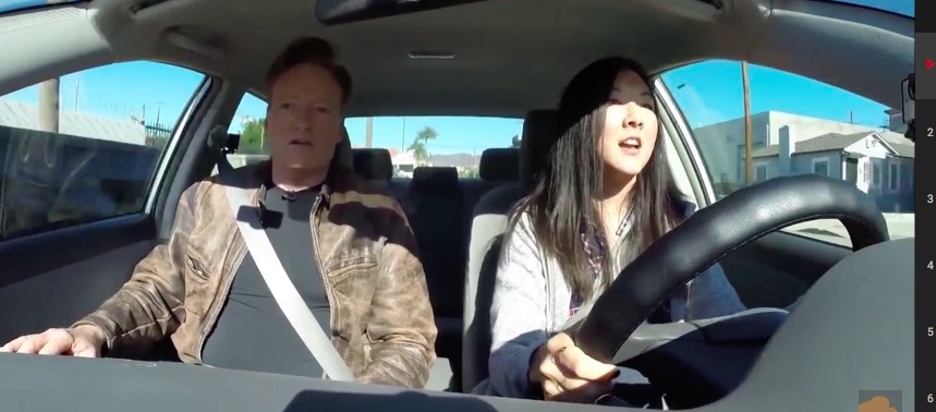 Driver’s Ed With Conan – Watch The TV Host Along With Ice Cube and Kevin Hart Teach A Girl To Drive