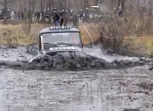 Russian Off-Roading: Where Slogging Through Deep Water And Mud Isn’t Just Part Of The Fun…It’s The Only Way To Go!