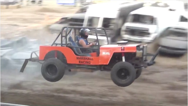 Classic YouTube: Tuff Truck Racing From The Pacific Northwest, Complete With Thrills, Spills, And A Celebration Injury!