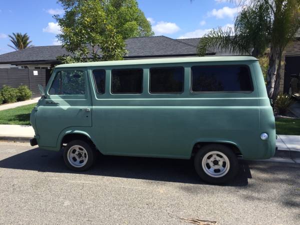 It’s The Van Man: And This 1964 Falcon Club Van Hauls A Motorcycle. We Dig It!