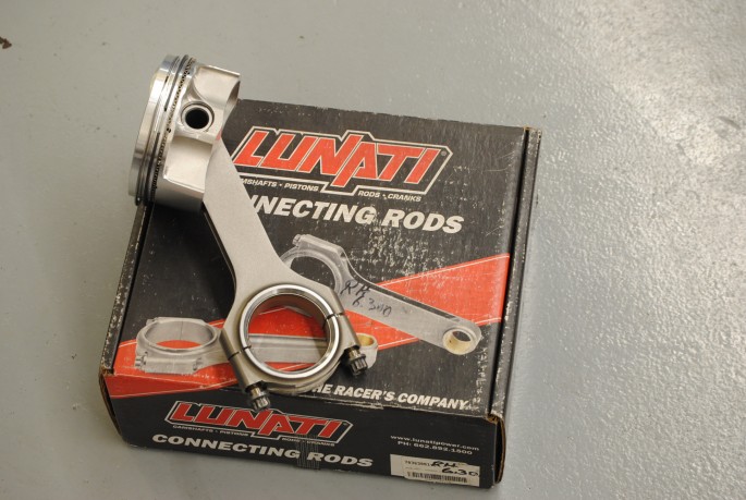 The JE pistons were combined with a set of 6.30-inch Lunati forged rods. Even more than power output, engine speed (rpm) is a rod killer, so if you plan on revving the piss out of your LS, better step up to some quality rods. 