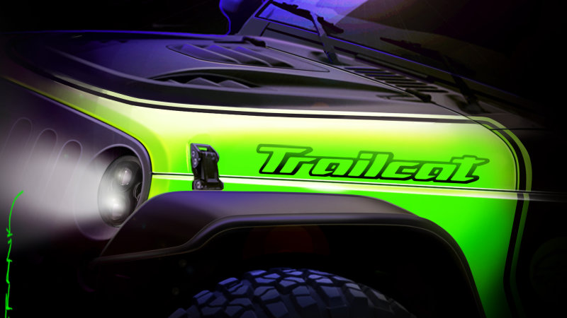 FCA Teases Two Of The Concept Jeeps That Will Appear At The 2016 Easter Jeep Safari: “Trailcat” and “Crew Chief”!