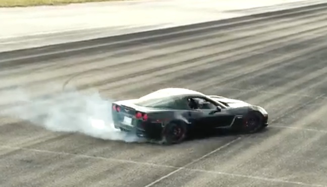 Haulin’ Ass Without Gas: Watch As The Genovation GXE Corvette Z06 Runs 186.8 MPH In A Mile!