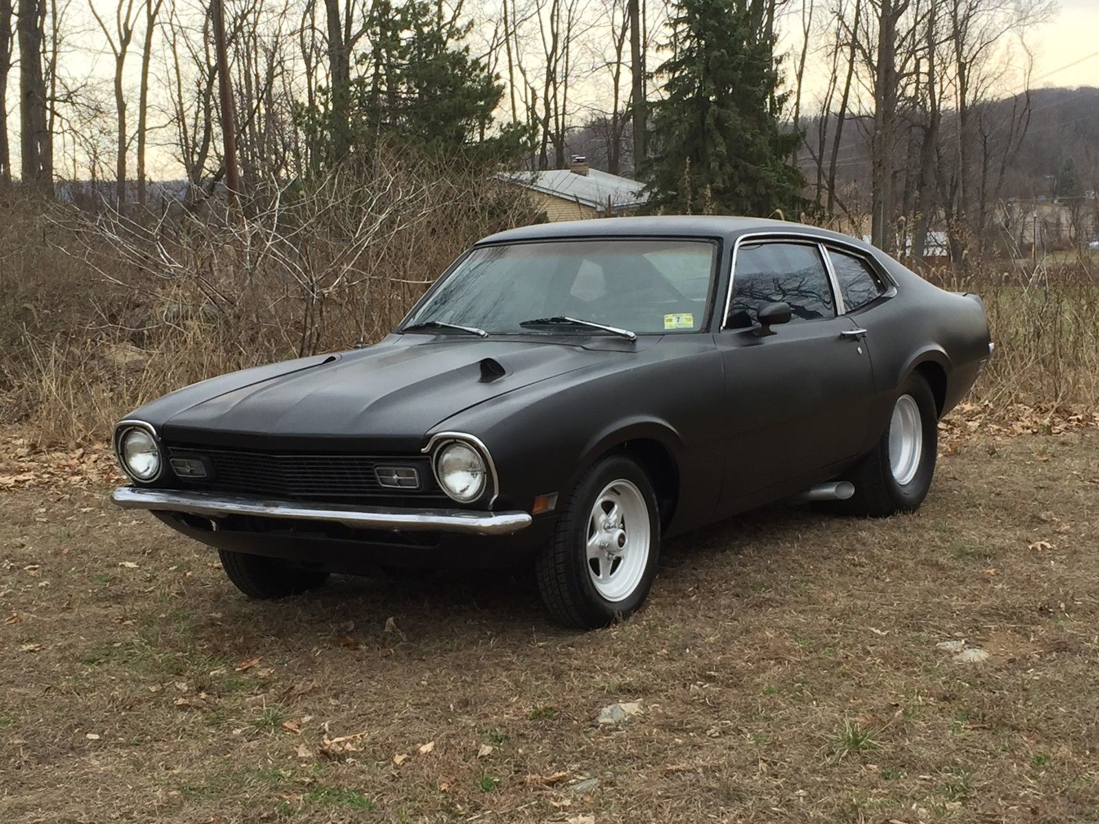 This Pro Street Ford Maverick Is Everything A Car Needs…It’s Black, Nasty And Stout!