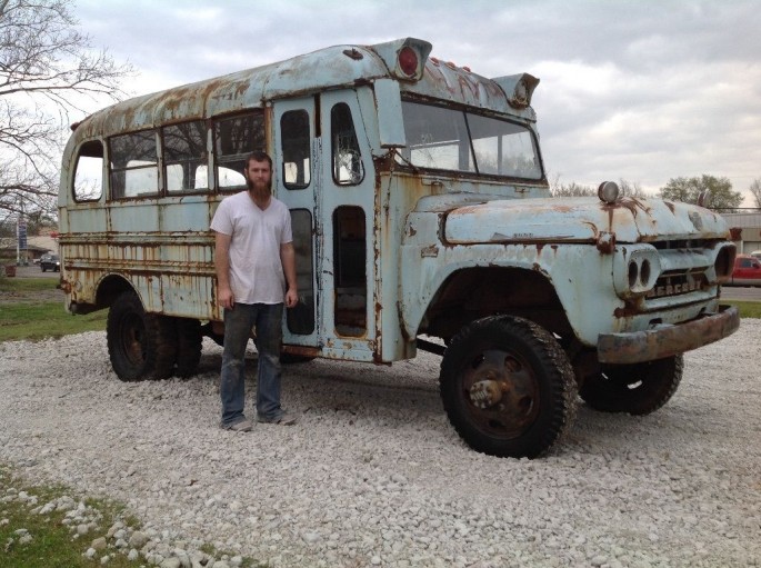 BangShift.com 1960 Mercury School Bus equipped with NAPCO 4x4