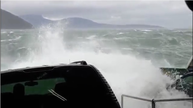 Riding The Washington State Ferries During A Windstorm Wasn’t A Good Idea…