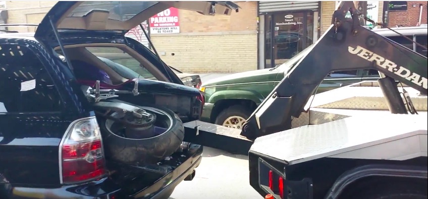 Weirdest Tow Truck Video Ever: Watch A Motorcycle Get Speared Into The Back Of An Acura – What?!