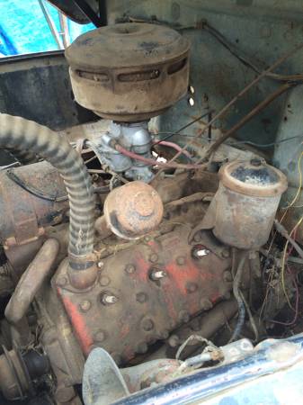 A Complete, Untouched, Still In The Truck, 1948 Ford Flathead V8: Asking $1000