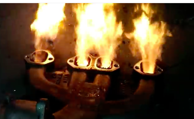 The Most Entertaining Video Ever About Cleaning Out An Intake Manifold – Fire Makes It Good