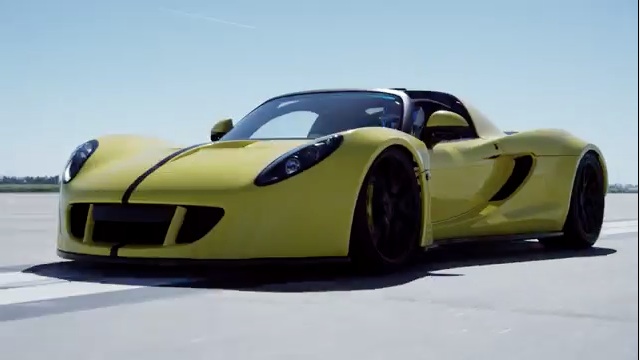 265.6 MPH: Watch The Hennessey Venom GT Spyder Go For The Convertible Speed Record!