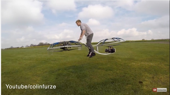 The Most Insane Brit Engineer Has Now Created A Hoverbike! Check Out Colin Furze’s Latest Creation!