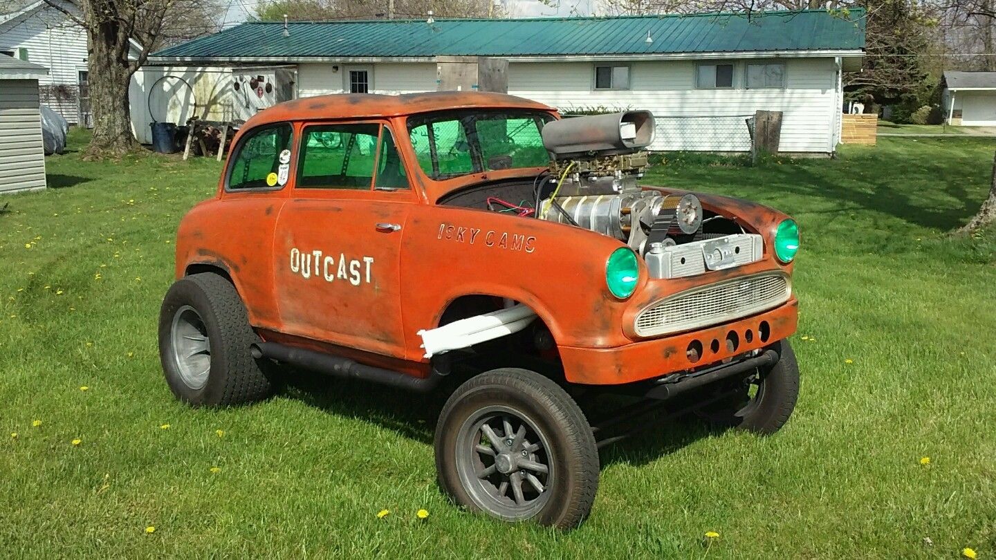 This 1960 Lloyd Gasser Has A Blown Small Block, No Wheelbase, and The Tiniest Steering Wheel Ever