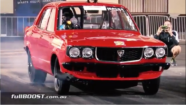 This Mazda RX-3 Is Angry! This Turbocharged 13B-powered Terror Is Good For 7.61@175 MPH At The Top End!