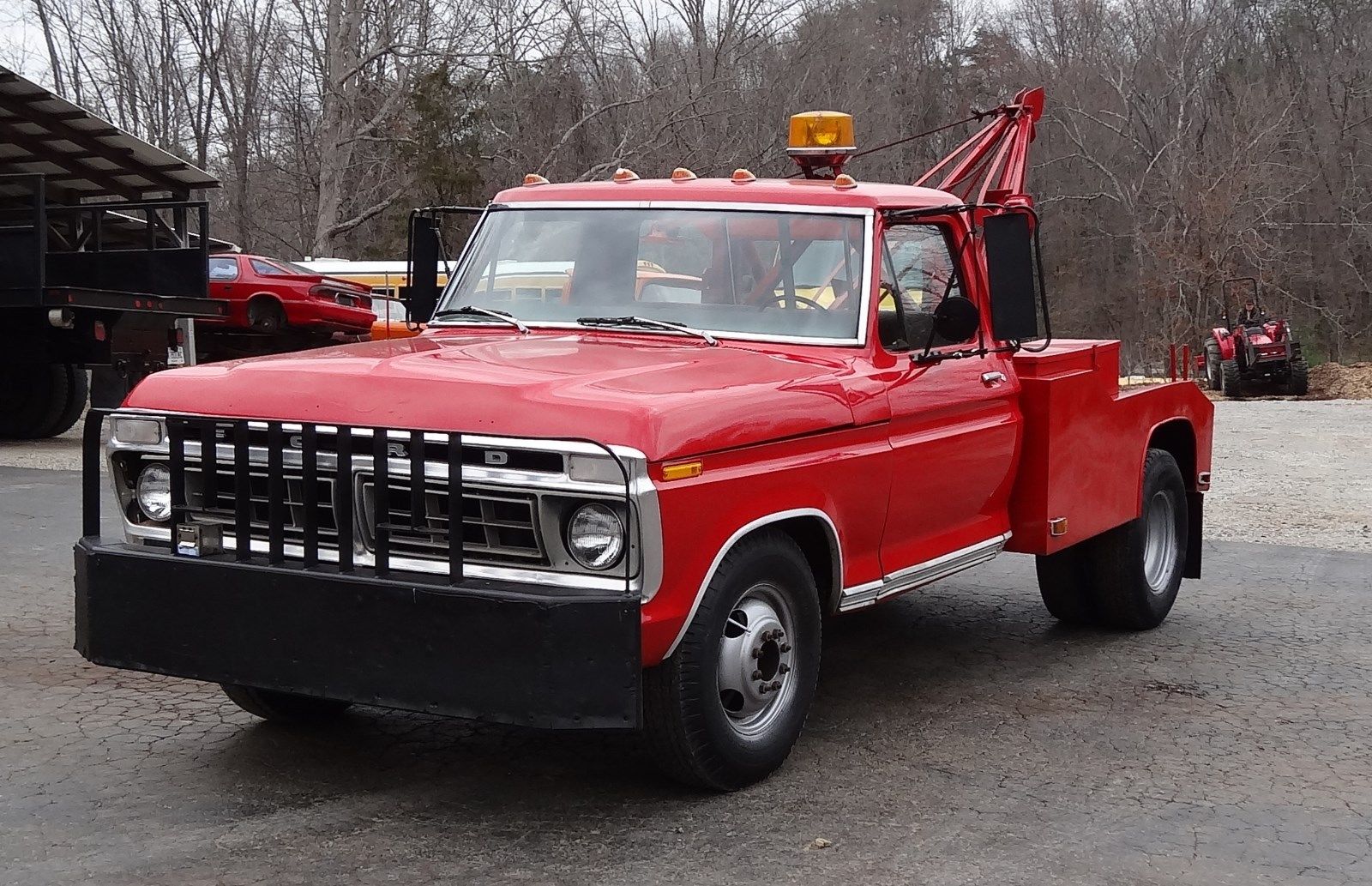 This 1973 Ford F-350 Wrecker Is Listed As Being In Rough Condition – We’re Not Sure They Know What Rough Is!