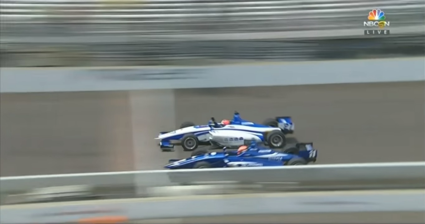 The Indy 500 wasn’t the only berserk race last weekend; check out the photo finish of the Freedom 100