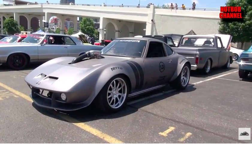 This Pro Touring 1970 Opel GT Has Fender Flares, LS Power, And A Carb Through The Hood