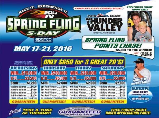 FREE LIVE Streaming Video From The Spring Fling Bracket Races Right Here!