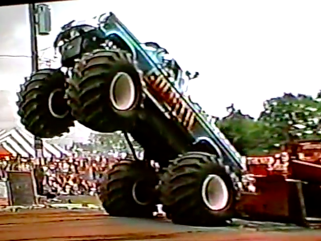 Old Monster Truck Perfection Video: Some Of The Most Famous Trucks Of ’87 Sled Pulling