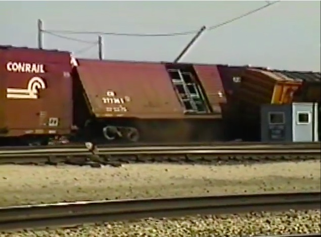Incredible Video: Watch A Train Derailment In Slow Motion After Someone Was Literally Asleep At The Switch