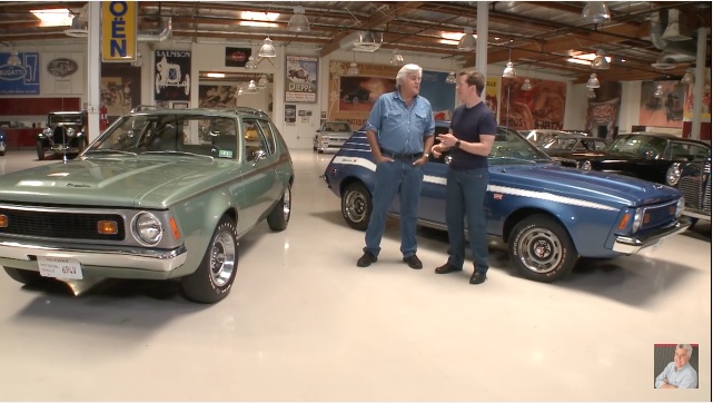 Leave It To A Comedian To Collect Gremmies – Jeff Dunham Brings Two Clean AMC Gremlins To Jay Leno’s Garage!