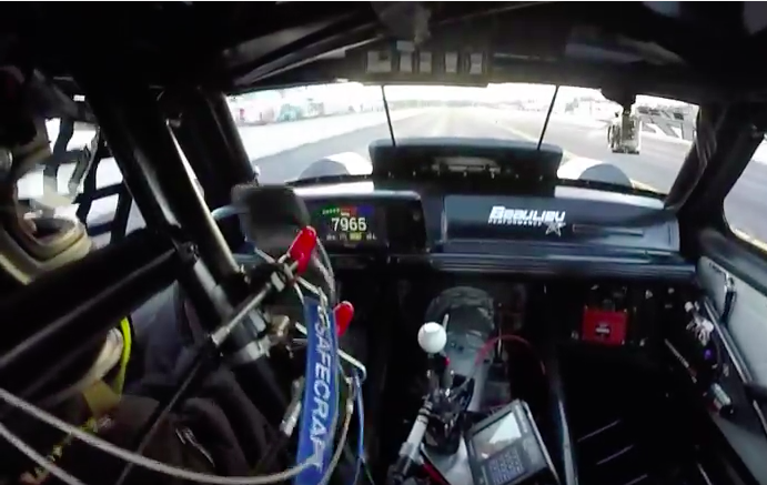 Awesome Video: Ride Along In A 2,500hp Top Sportsman Car As The Driver Wrestles It Down The Track