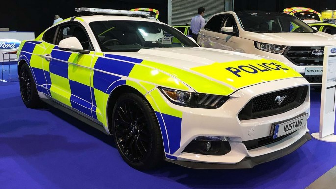 mustang uk police car